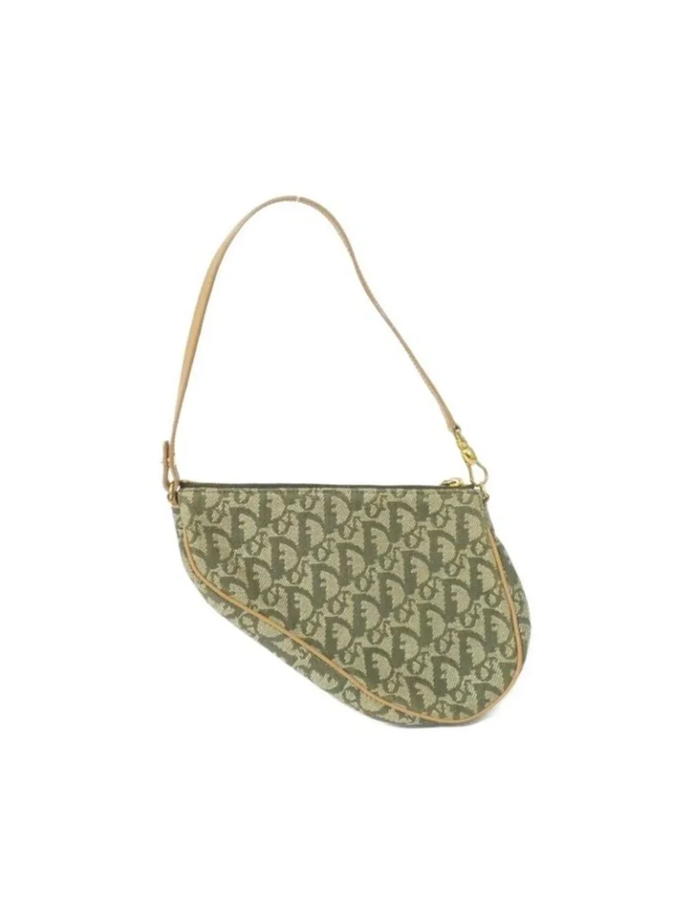 Dior Vintage Bag Canvas Green - Picture 2 of 10